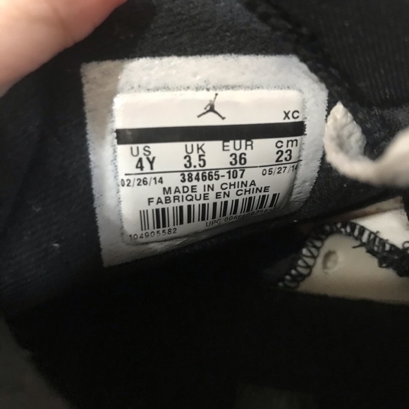 Air Jordan Retro 6 GS sport blue size 4y - Picture 7 of 8